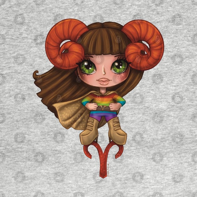 Aries Astrology Zodiac Girl by thewickedmrshicks